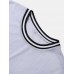 Mens Mesh Contrast Crew Neck Thin Short Sleeve T  Shirts